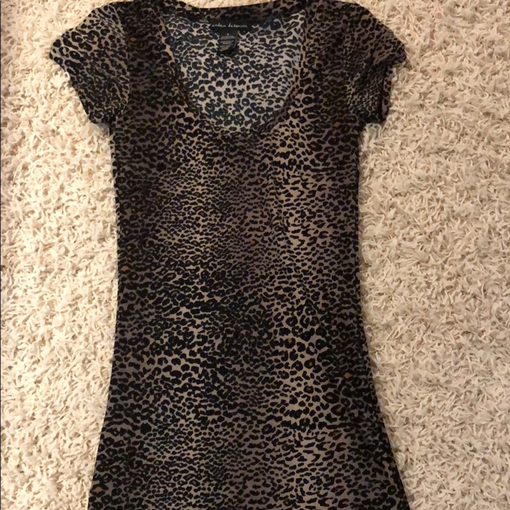 Brown and black animal print Shirt